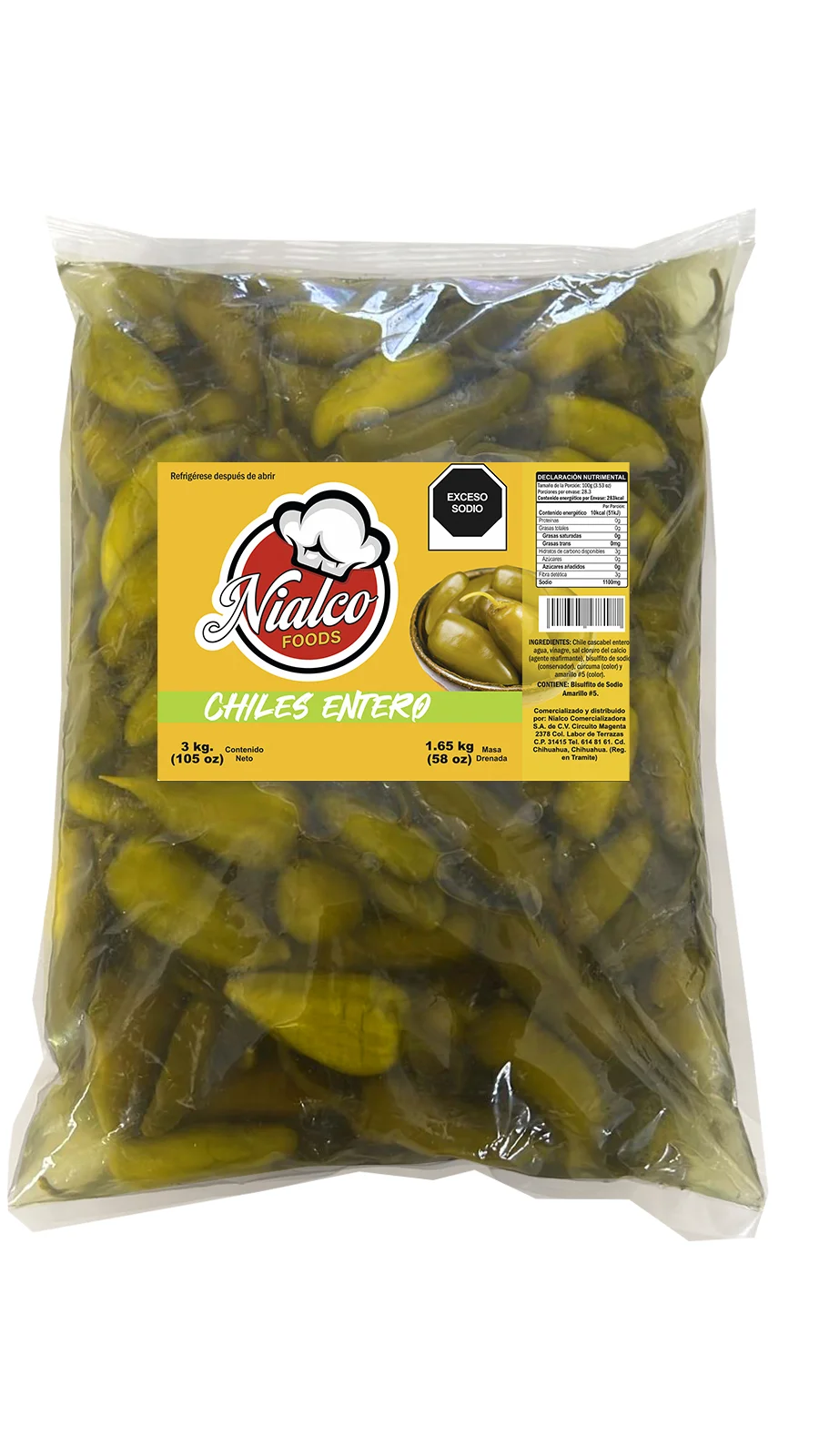 Chile Jalapeño Entero